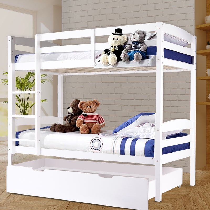 bunk bed with cot gates