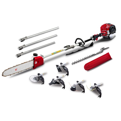 Giantz 4 Stroke Pole Chainsaw Petrol Chain Saw Brush Cutter Brushcutter