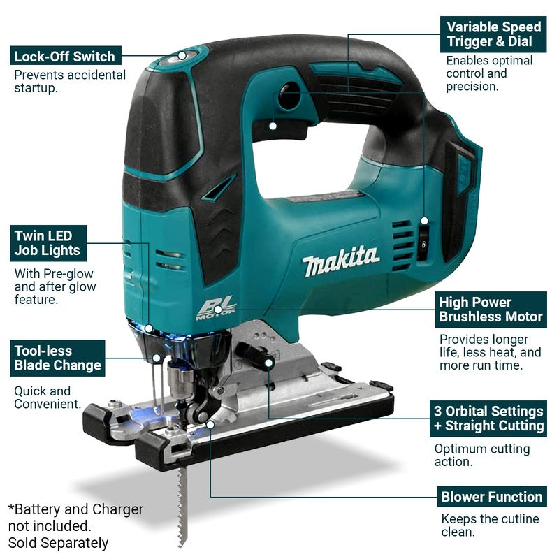 Buy Makita Jigsaw Cordless Jig Saw Brushless 18v D Handle 26mm