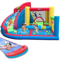 Inflatable Water Slide Jumping Castle Pool Bouncer Trampoline Kid Splash Toy