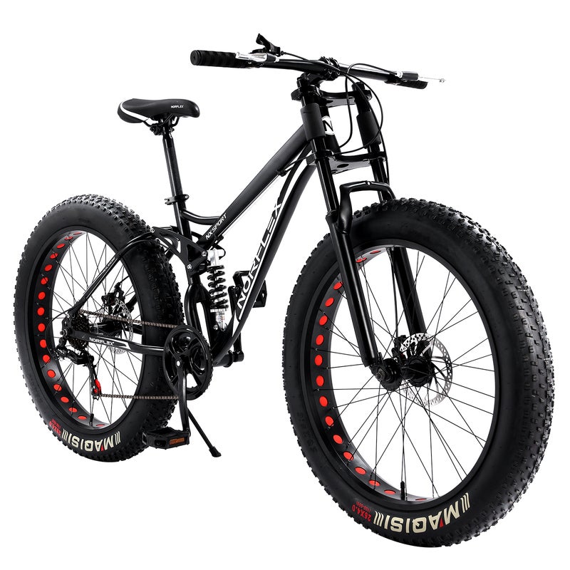 Sturdy dual suspension fat best sale mountain bike