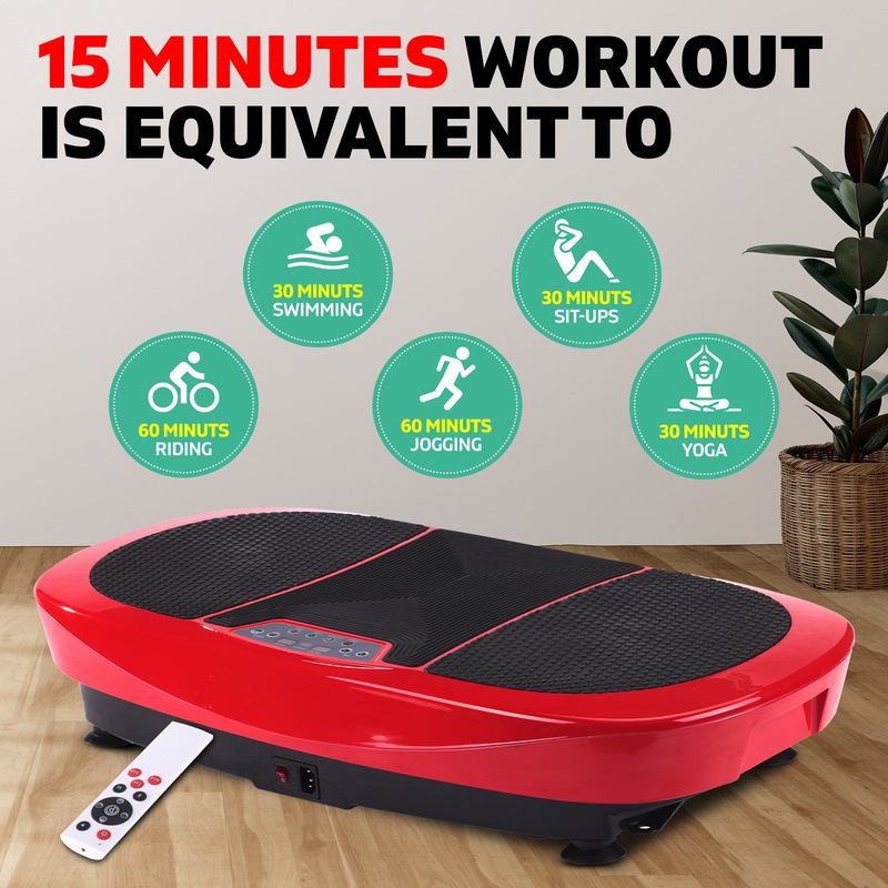Buy NORFLEX Vibration Platform Body Shaper Exercise Machine Plate Fitness Massage A9 MyDeal