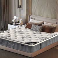 Queen Double King Single Mattress Bed Euro Top 9 Zone Pocket Spring Latex 34cm