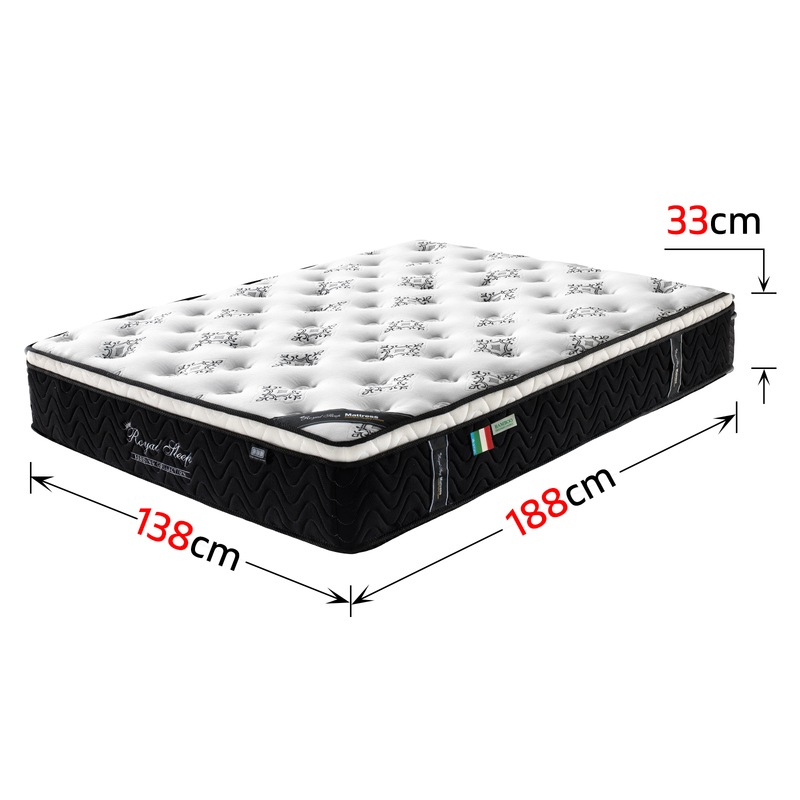 Queen Double King Single Mattress Bed Euro Top 9 Zone Pocket Spring Latex Memory Buy King Size Mattress 352760