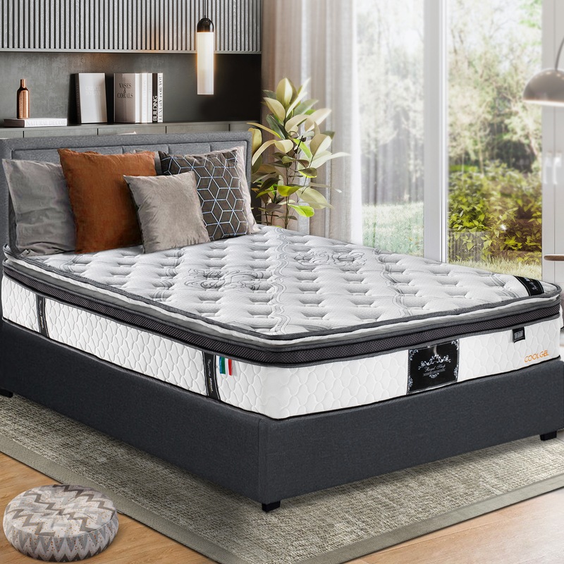 Queen Double King Single Mattress Euro Pillow Top 9zone Latex Memory Foam 34cm Buy King Size Mattress 9354070002213