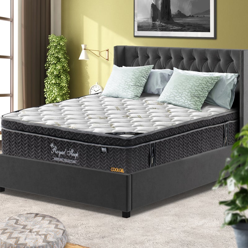 Queen Double King Single Mattress Euro Top 9 Zone Pocket ...