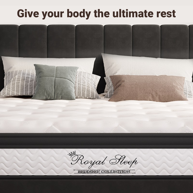 Buy Royal Sleep Queen Size Bed Mattress Memory Foam Bonnell Spring