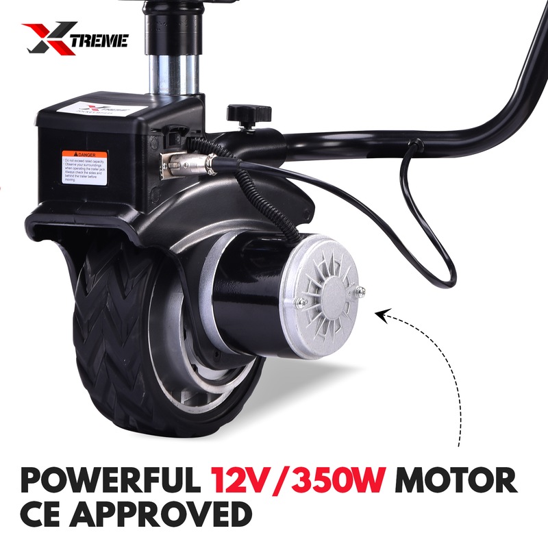 XTREME Motorised Jockey Wheel 12V 350W Electric Power Trailer Mover