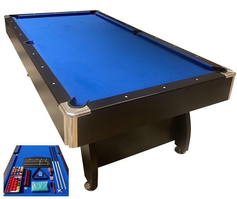 Buy 8FT Pool Table Billiards Snooker Table 25mm Table Top With