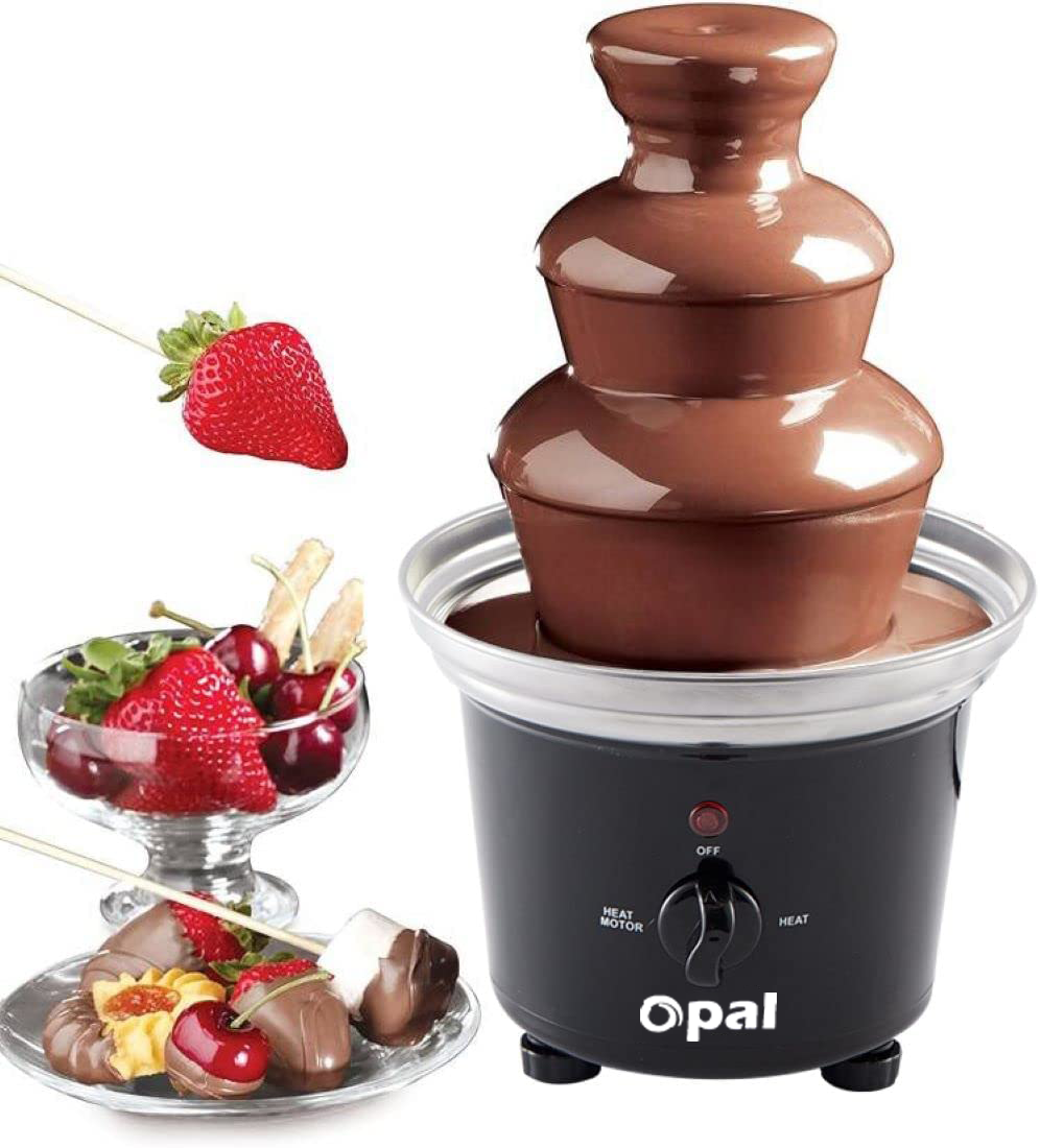 3 tier Stainless Steel Chocolate Fondue Fountain For Dipping