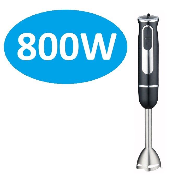 800W 3 in 1 Stainless Steel Portable Stick Hand Blender Mixer Food Processor with egg whisk milk frother