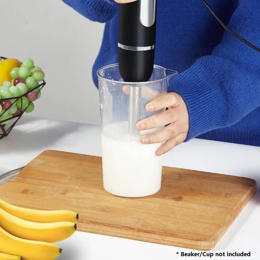 800W Stainless Steel Portable Stick Hand Blender Mixer Food Processor