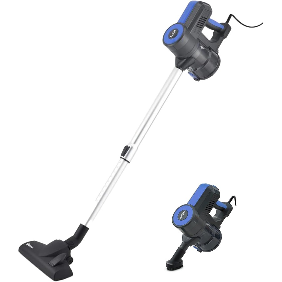 Akitas S12 Corded Vacuum Cleaner Handheld Stick Corded Hoover 2 in 1 Bagless Vacuum Cleaner with German Wessel Werk Head Nozzle Light Weight