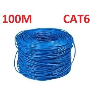 CAT6 Ethernet LAN Network Cable 100m 328 Feet Blue