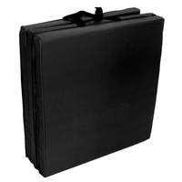 Folding Exercise Mat for Yoga, Pilates & Gym Black