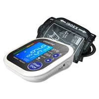 New Digital Electronic Blood Pressure Monitor Upper Arm large Cuff AC Adapter