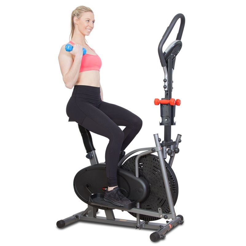 hybrid cross trainer & exercise bike