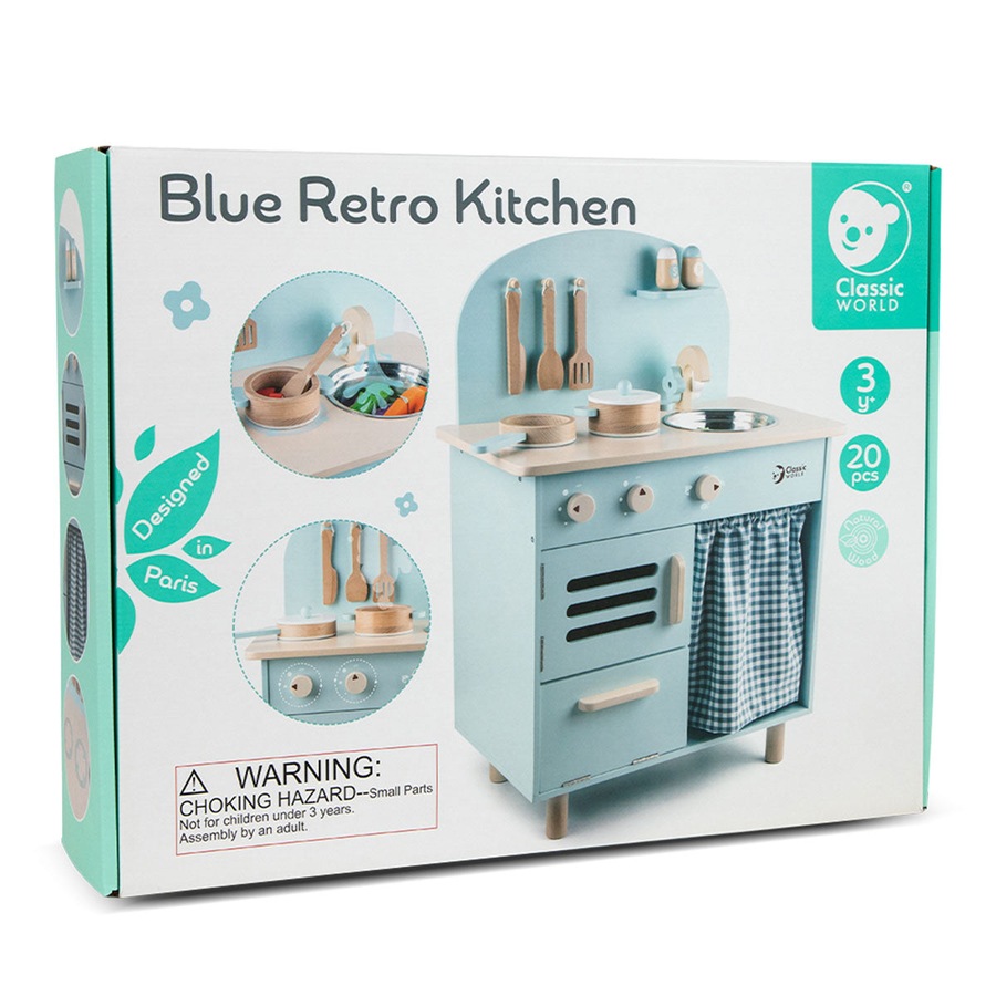 Blue Retro Kitchen by Classic World