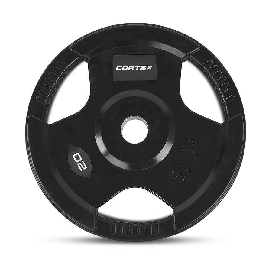 CORTEX 145kg Tri-Grip 50mm Olympic Plate Set
