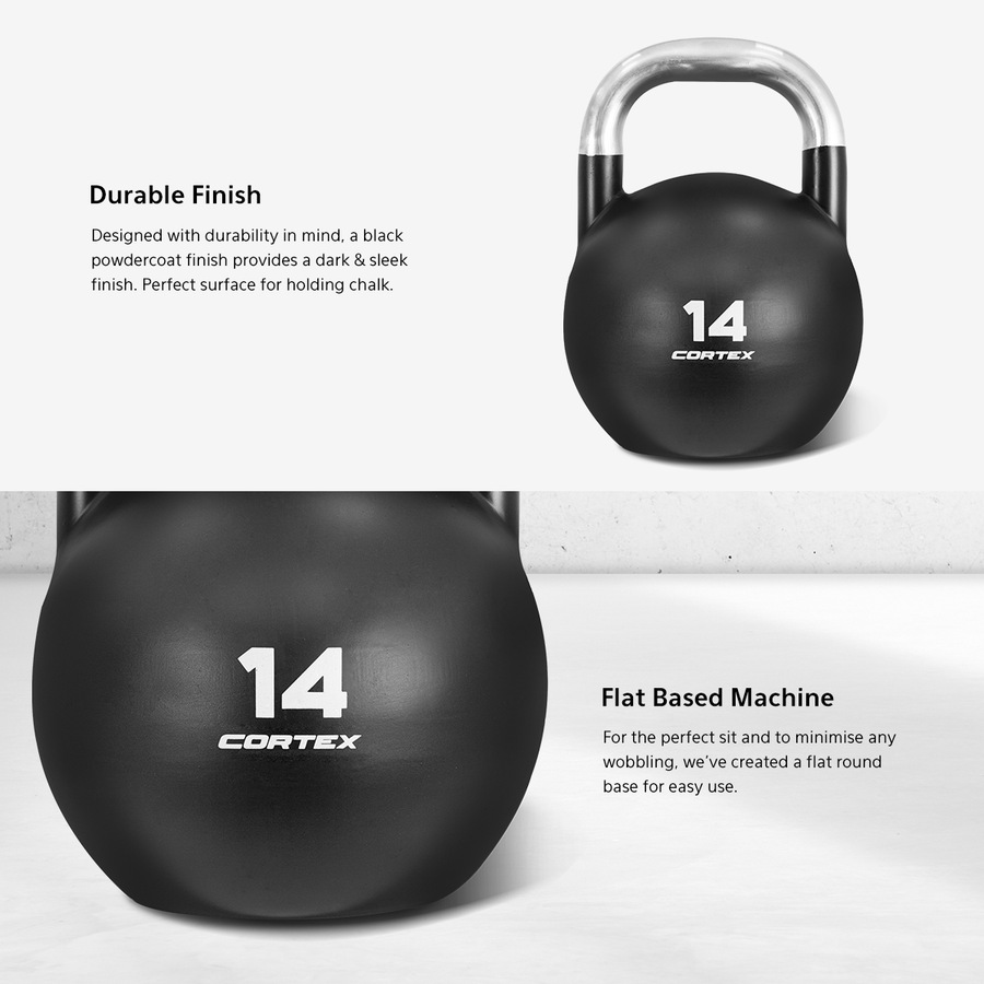 CORTEX 14kg Commercial Steel Kettlebell V2