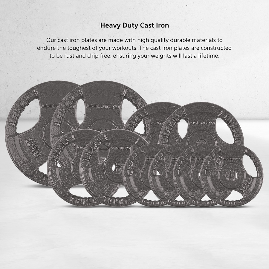 CORTEX 75kg Tri-Grip 25mm Standard Weight Plate Set