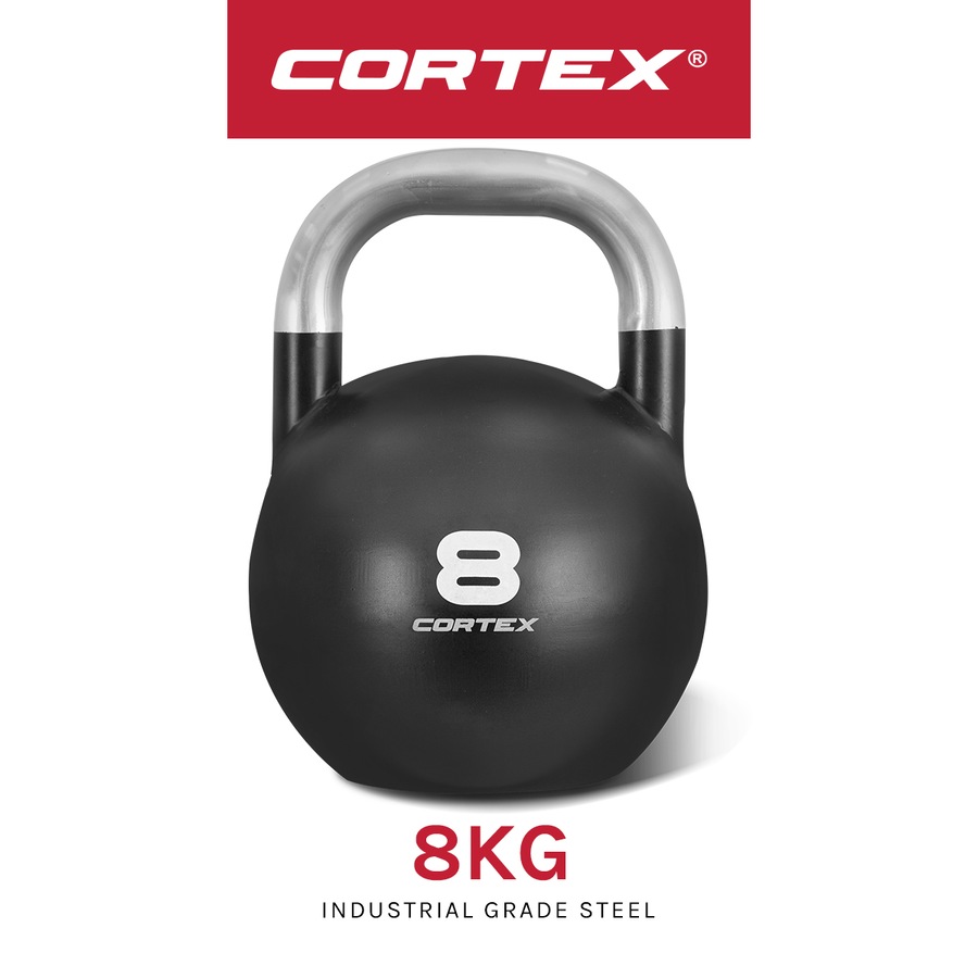 CORTEX 8kg Commercial Steel Kettlebell V2