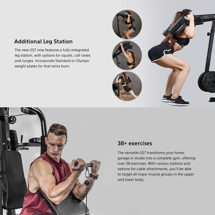 CORTEX GS7 Multi Station Multi-Function Home Gym with 73kg Stack