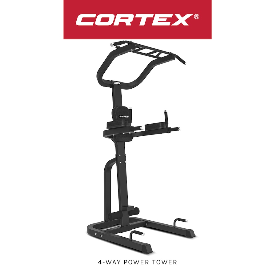 CORTEX PT-105 Commercial Chin Up Dip Knee Raise Power Tower