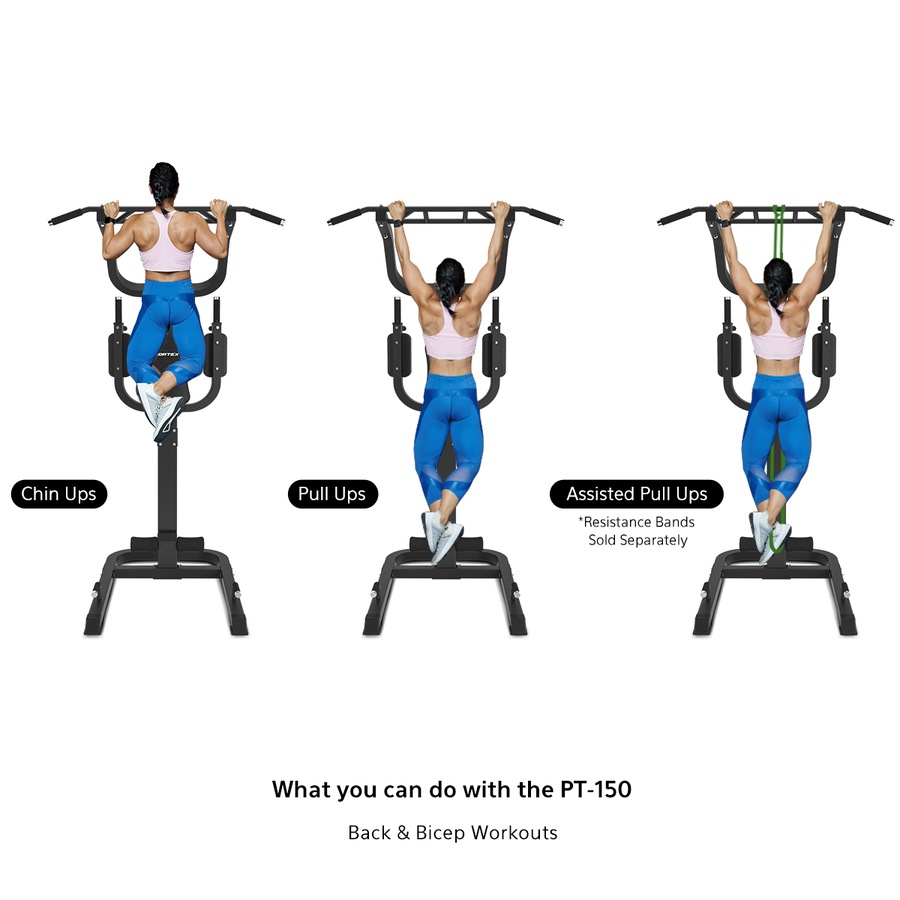 CORTEX PT-105 Commercial Chin Up Dip Knee Raise Power Tower