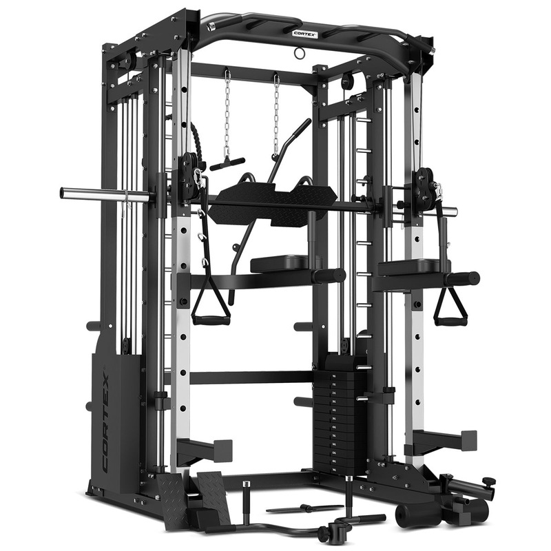 Buy CORTEX SM25 Multi Gym (Dual Stack Functional Trainer, Smith Machine ...