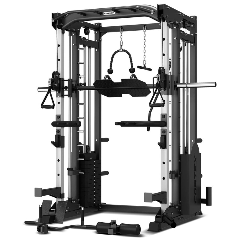 Buy CORTEX SM25 Multi Gym (Dual Stack Functional Trainer, Smith Machine ...