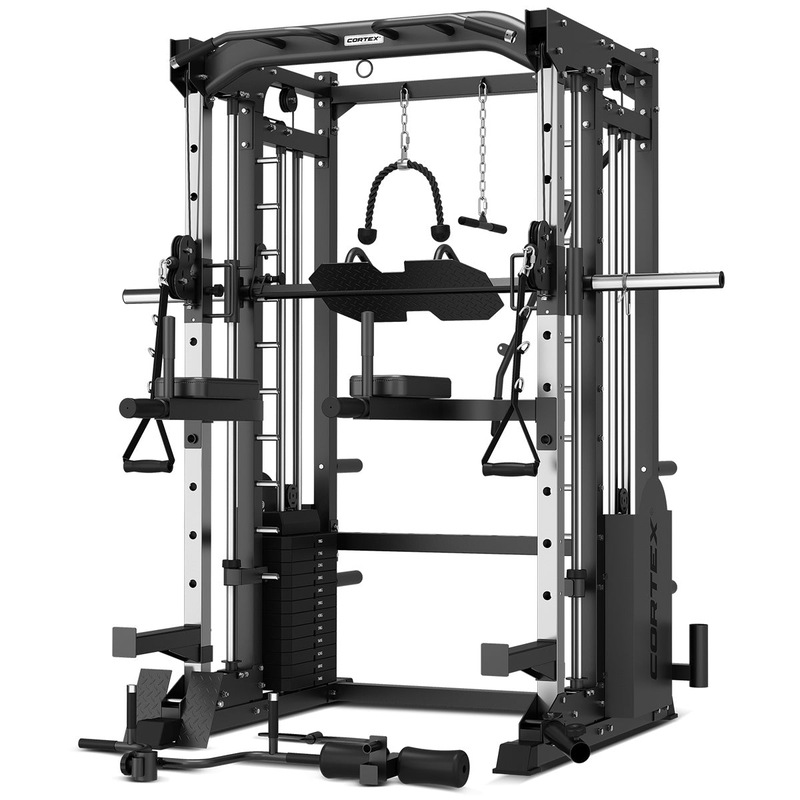 Buy CORTEX SM25 Multi Gym (Dual Stack Functional Trainer, Smith Machine ...