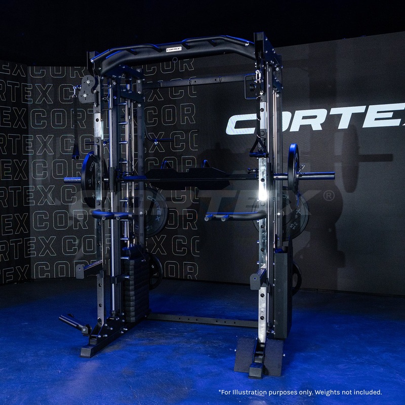 Buy CORTEX SM25 Multi Gym (Dual Stack Functional Trainer, Smith Machine ...