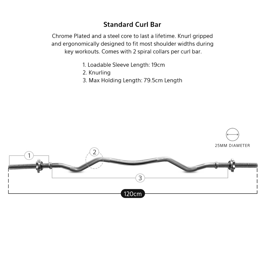 CORTEX Standard Curl Bar Screw