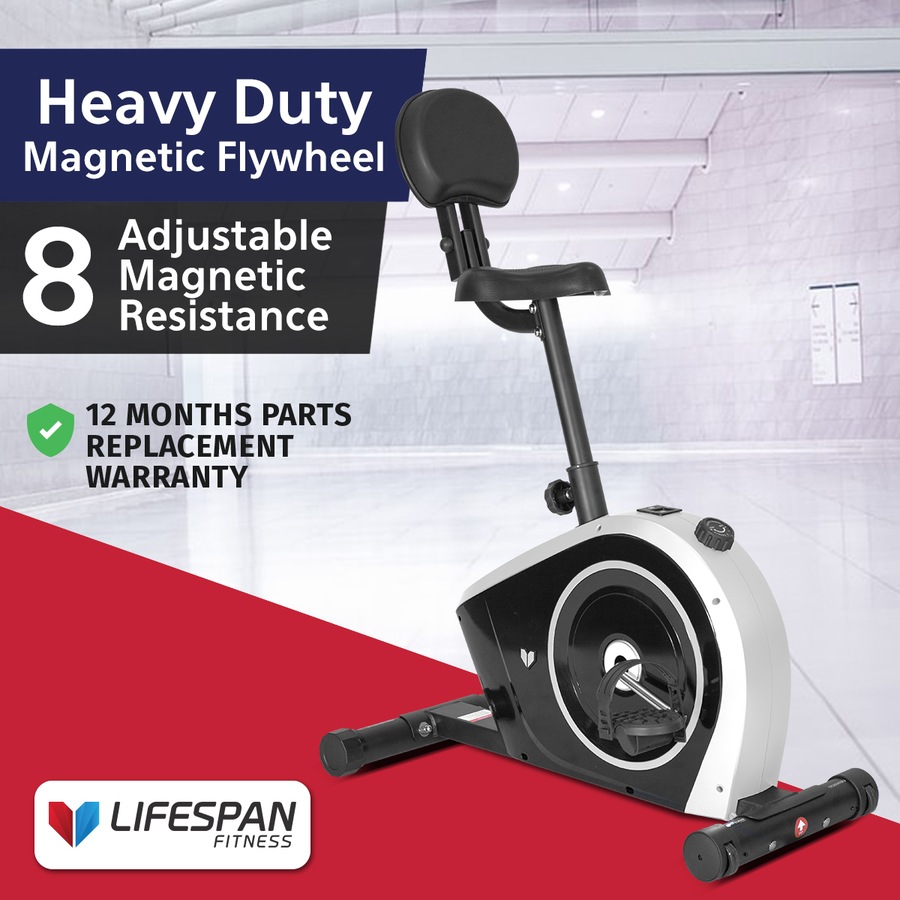 Lifespan Fitness Cyclestation3 Mini Exercise Bike Under Desk Work & Cycle Station with 8 Magnetic Resistance Levels