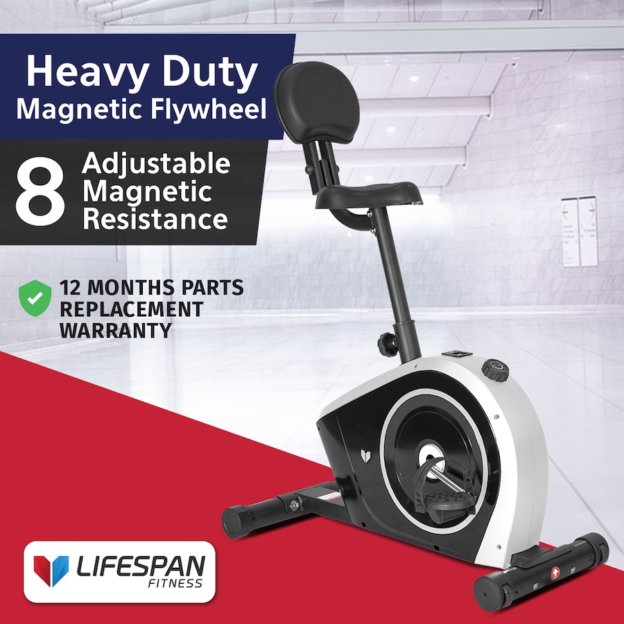 Lifespan Fitness Cyclestation3 Mini Exercise Bike Under Desk Work & Cycle Station with 8 Magnetic Resistance Levels