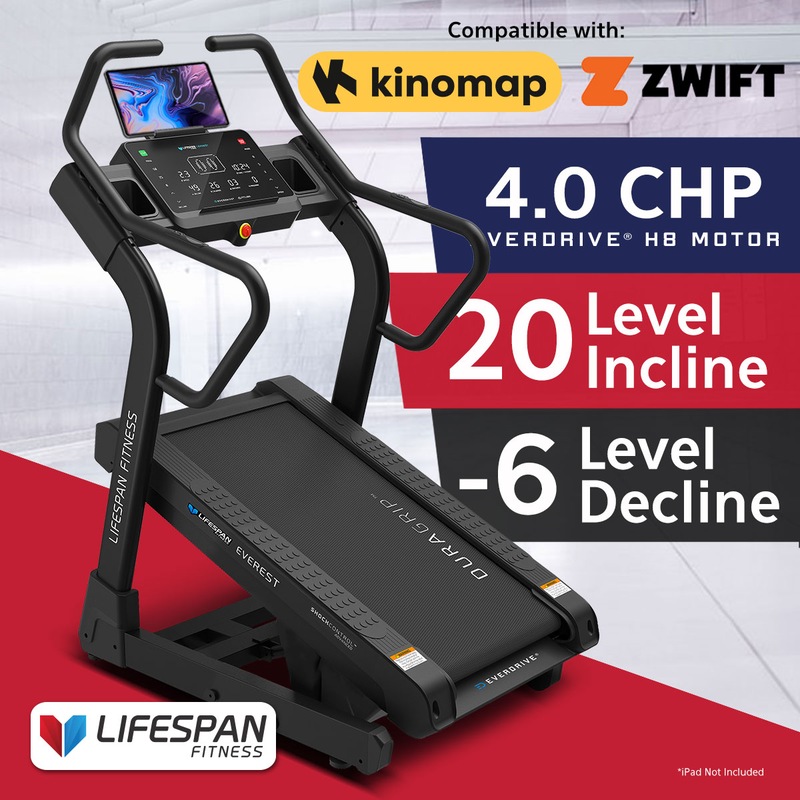 Buy Lifespan Fitness Everest 2 Ultra High Incline Treadmill MyDeal