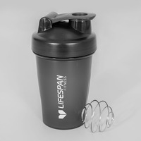 Lifespan Fitness Shaker Bottle (500ml, Black)