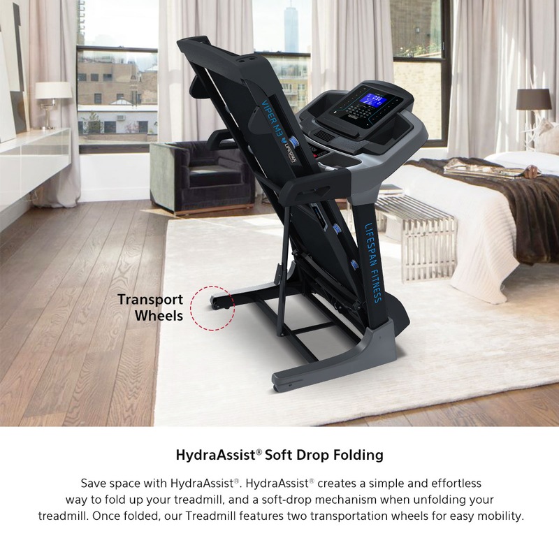 Buy Lifespan Fitness Viper Treadmill MyDeal