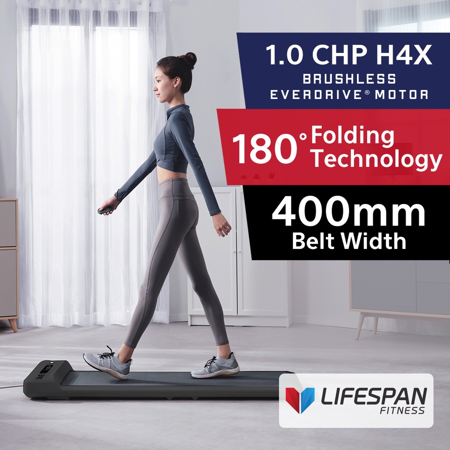 Lifespan Fitness WalkingPad™ M2 Treadmill Under Desk Treadmill 180° Fully Foldable for Convenient Storage 6km/h