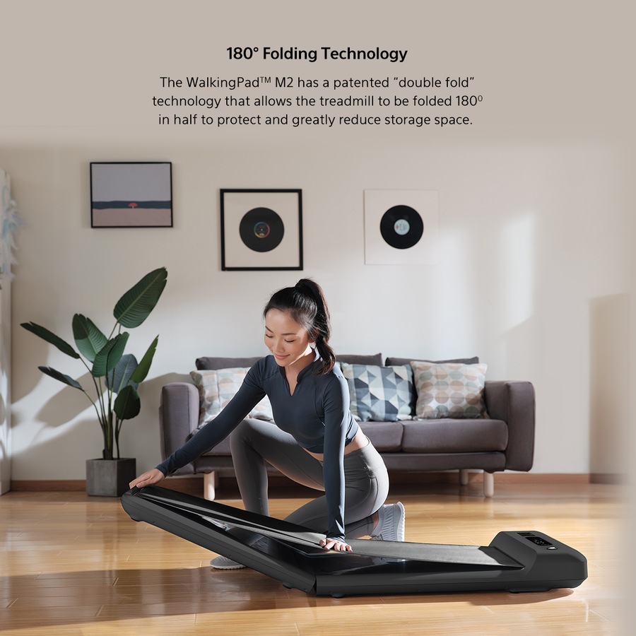 Lifespan Fitness WalkingPad™ M2 Treadmill Under Desk Treadmill 180° Fully Foldable for Convenient Storage 6km/h