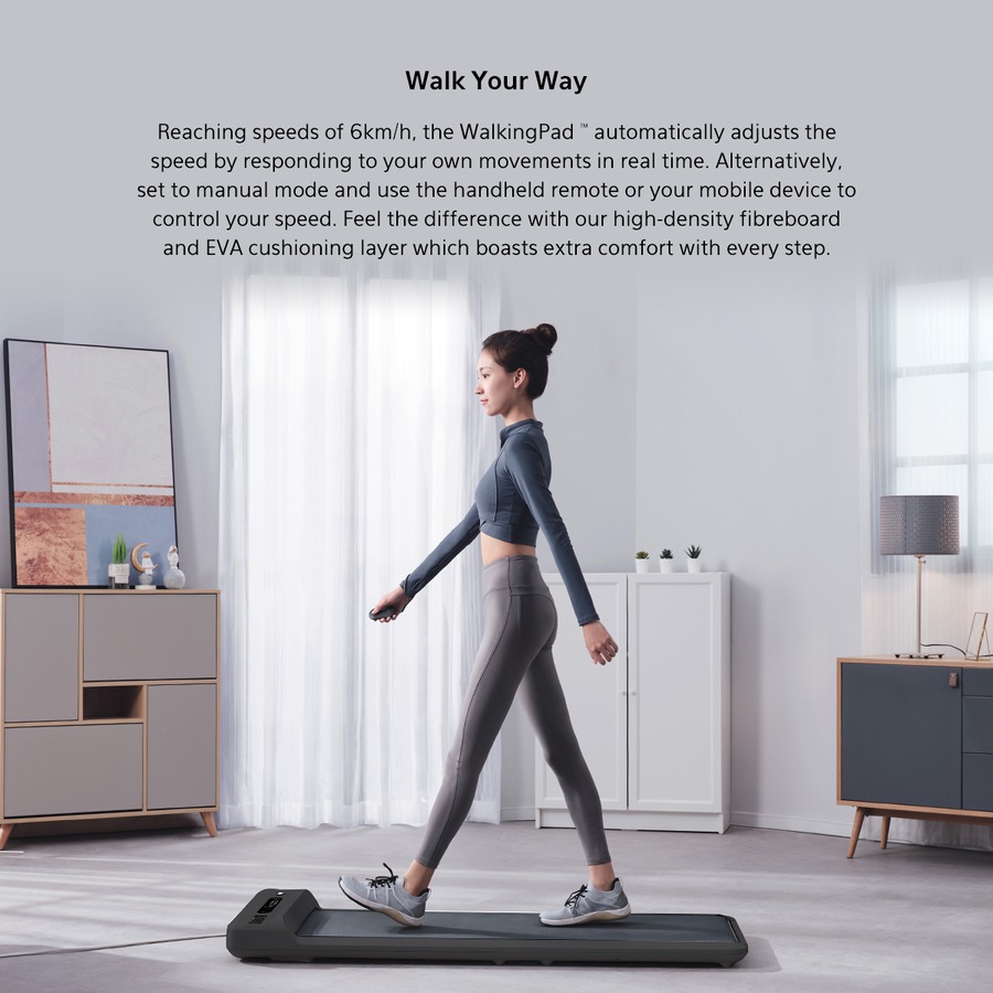 Lifespan Fitness WalkingPad M2 Treadmill with ErgoDesk Automatic Standing Desk 1800mm in White/Black