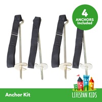 Lifespan Kids Anchor Kit with Steel Buckles 2 Pairs
