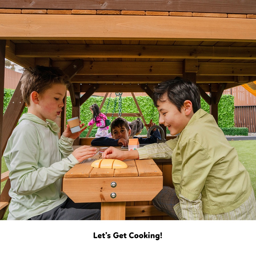 Lifespan Kids Coventry Play Centre Swing Set with 2.2m Yellow Slide