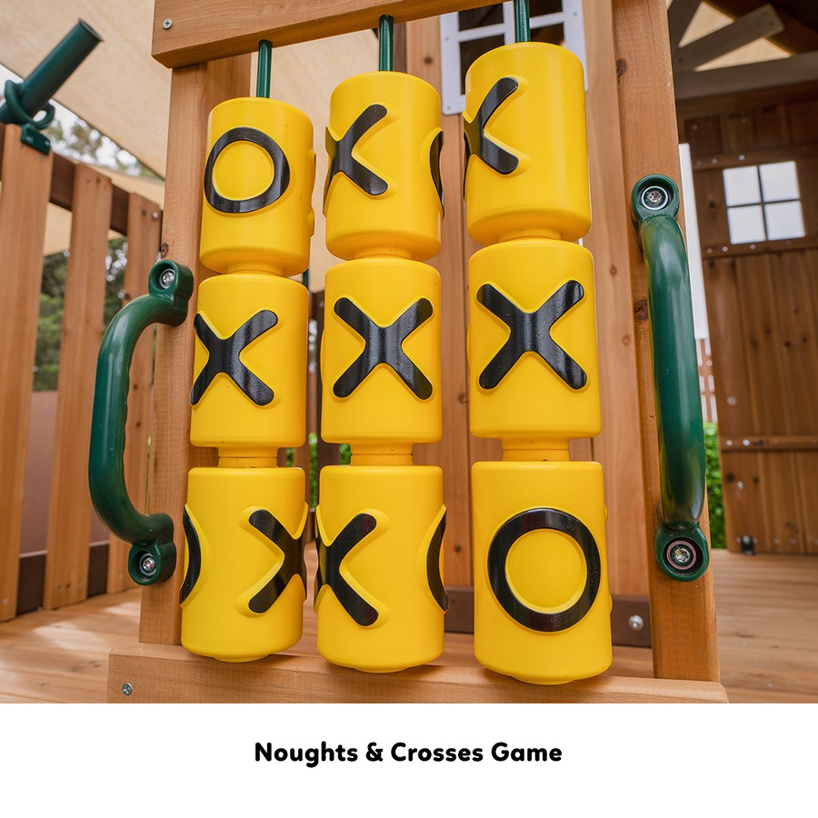 Lifespan Kids Coventry Play Centre Swing Set with 2.2m Yellow Slide