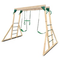Lifespan Kids Daintree 2-in-1 Monkey Bars & Swing Set