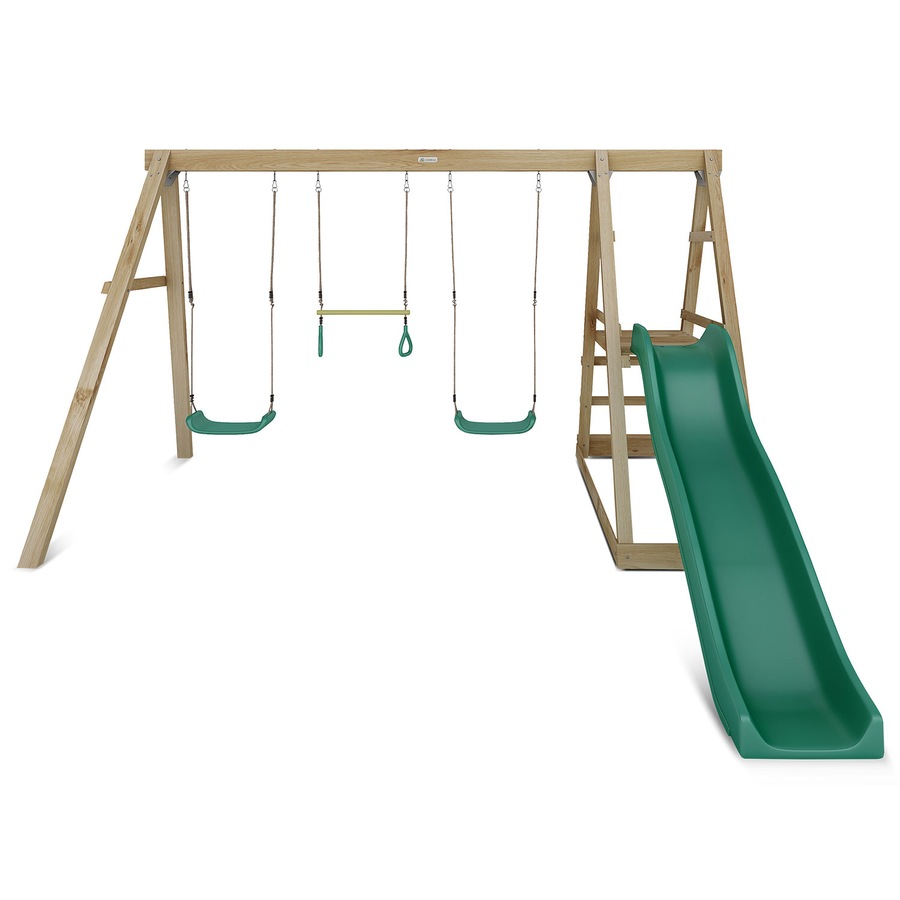 Lifespan Kids Winston 3-Station Timber Swing Set with Slide