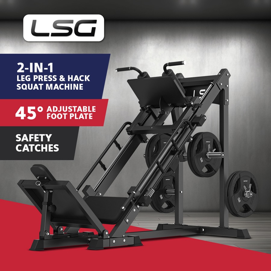 LSG GLP100 Seated Leg Press & Hack Squat Machine