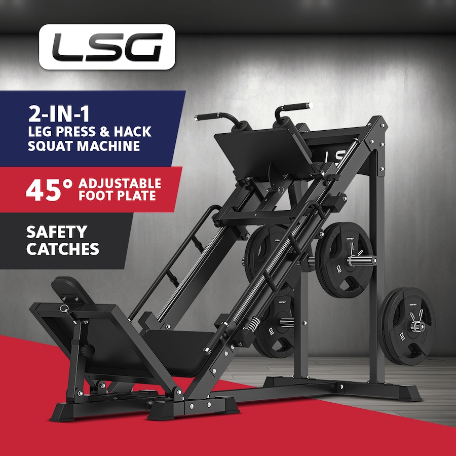 LSG GLP100 Seated Leg Press & Hack Squat Machine