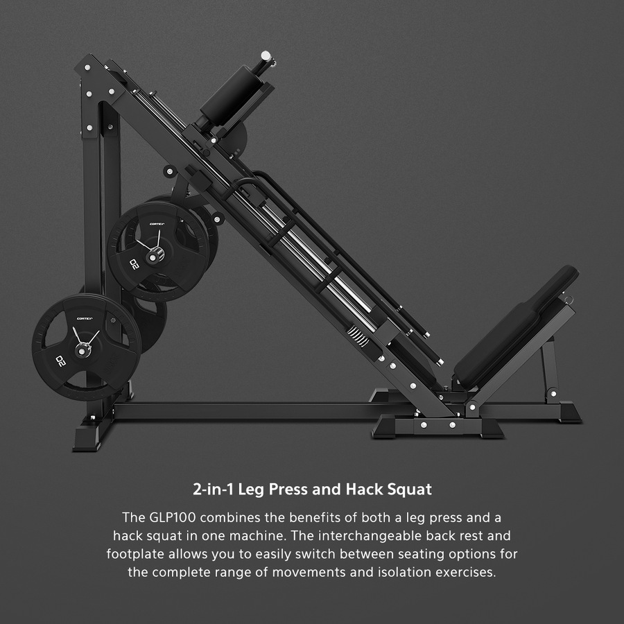 LSG GLP100 Seated Leg Press & Hack Squat Machine